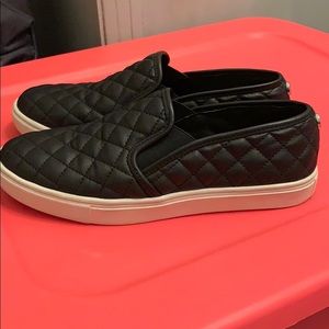 Steve Madden Leather Sneaker Slip Ons